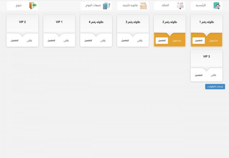 restaurant management and table