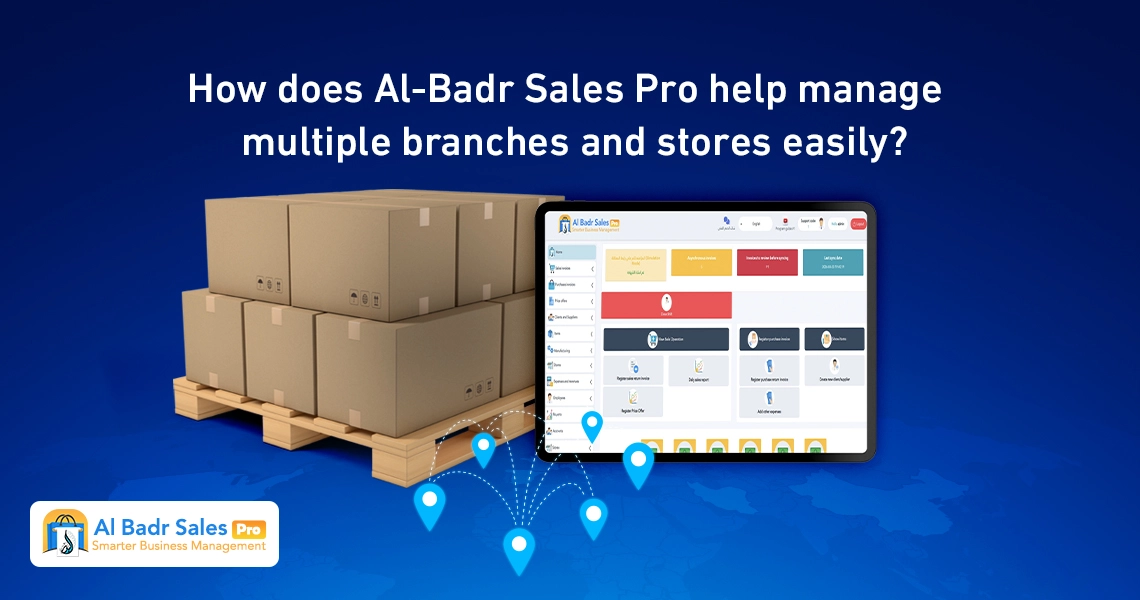 Branches and warehouses management