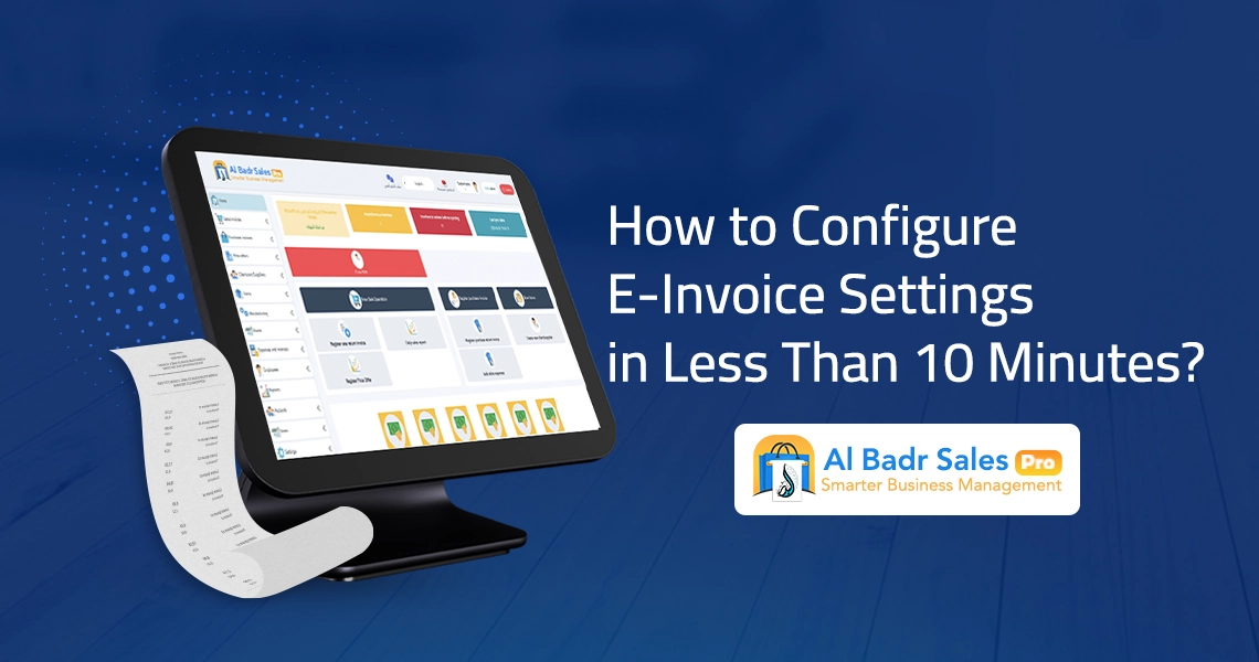 E-invoice setup